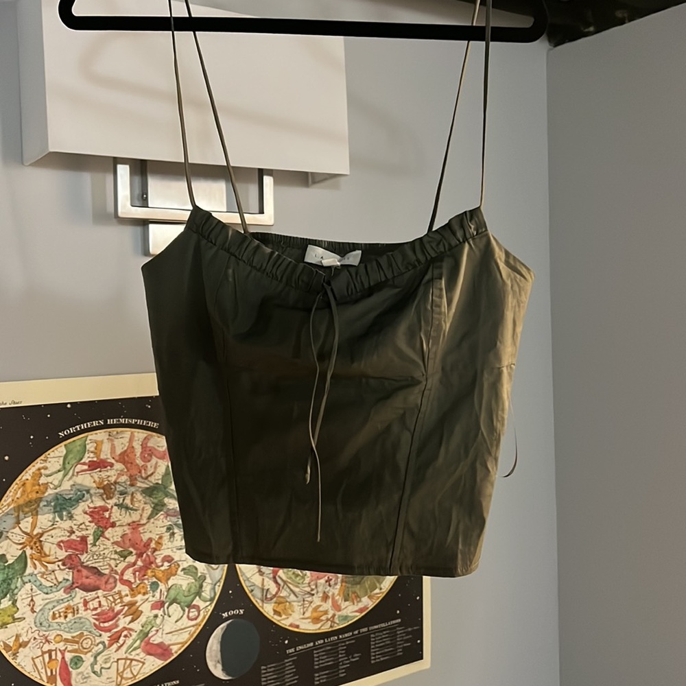 NWT Pacsun LA HEARTS GREEN TOP
